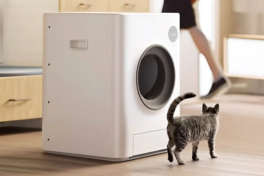 easy clean cat litter box