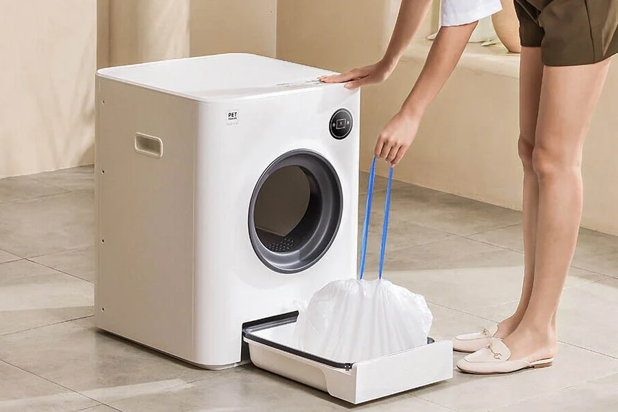 automatic cat litter box for multiple cats