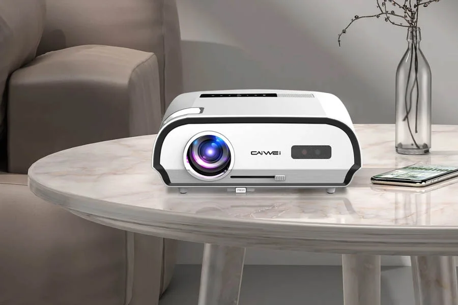 home cinema with projector